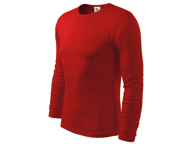 FIT-T LONG 160 pánské tričko 160 g/m2, vel. S, ADLER, Červená