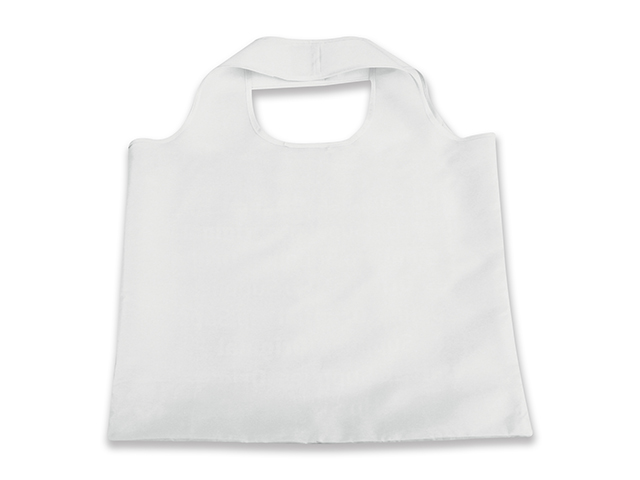 FOLA polyesterová skládací nákupní taška, Bílá