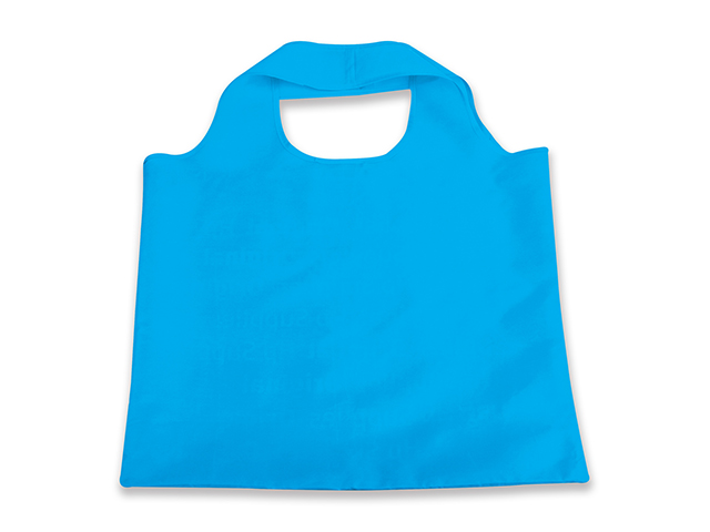 FOLA polyesterová skládací nákupní taška, Světle modrá