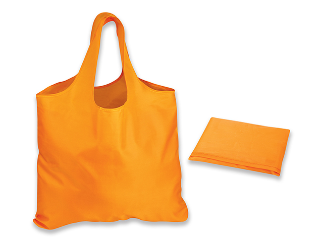 FOLA polyesterová skládací nákupní taška, Oranžová