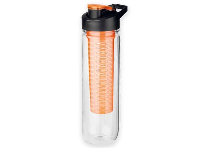 FRUITER tritanová sportovní láhev s infuzérem, 900 ml, Oranžová