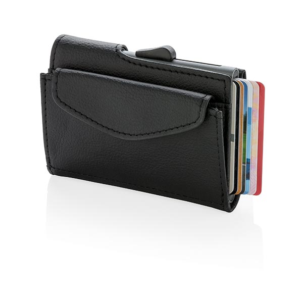 GANGO RFID pouzdro C-Secure na karty, bankovky a mince, černá
