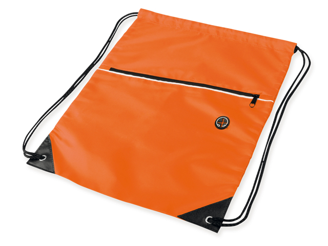 GARU polyesterový stahovací batoh, 210D, Oranžová