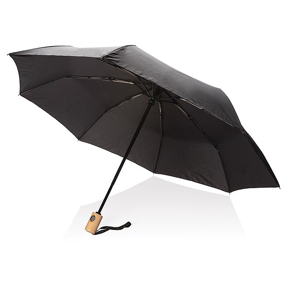 GETAFO Automatický deštník z recyklovaného PET materiálu, průměr 96 cm, černá