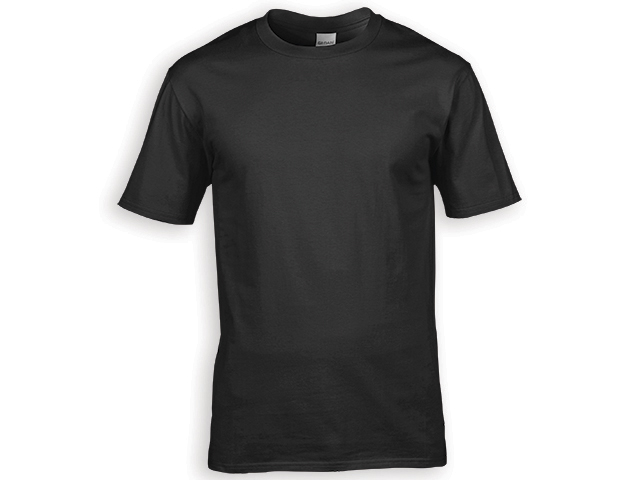 GILDREN PREMIUM unisex tričko, 185 g/m2, vel. XXL, GILDAN, Černá