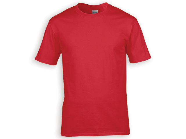 GILDREN PREMIUM unisex tričko, 185 g/m2, vel. XXL, GILDAN, Červená