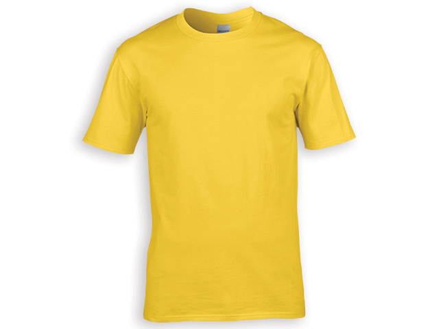 GILDREN PREMIUM unisex tričko, 185 g/m2, vel. XXL, GILDAN, Žlutá