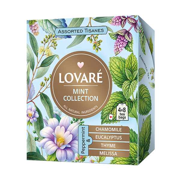 GIMIRO LOVARÉ Mint collection 41,6g (32 sáčků, kolekce čajů)