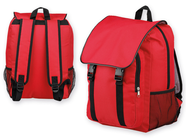 HEDY polyesterový batoh, 600D, Červená