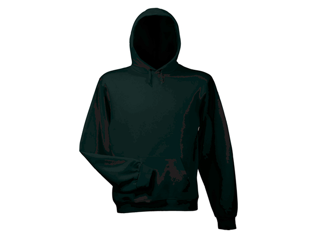 HOOD mikina s kapucí, 280 g/m2, vel. S, B & C, Černá