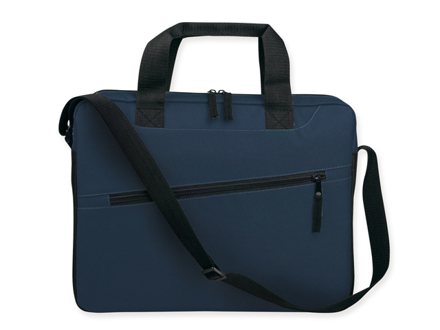 IAN polyesterová taška na notebook, 600D, Modrá