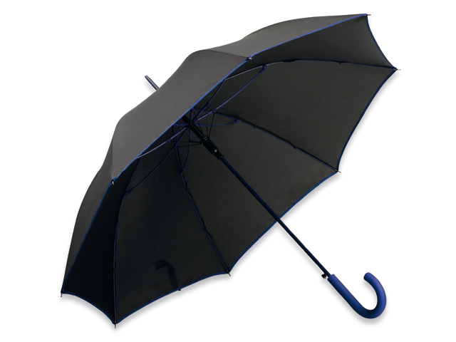 INVERZO polyesterový vystřelovací deštník, 8 panelů, Modrá