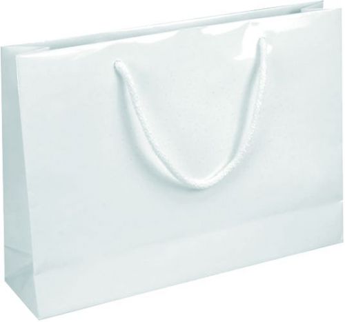IVONE 35 Papírová taška s lesklou povrchovou úpravou,35x9x24cm