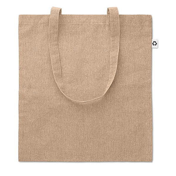 JACUBA Ekologická nákupní taška s dlouhými uchy, z recyklované bavlny, béžová
