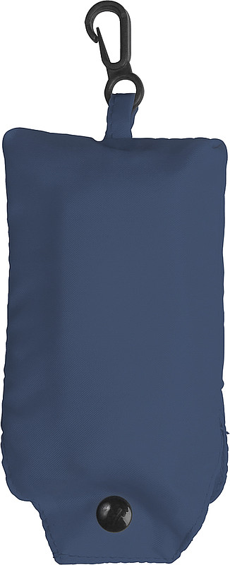 JASMÍNA Skládací nákupní taška s klipem, námořní modrá