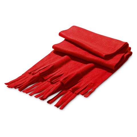 červená JASON. Šála polar fleece (200 g/m²), červená
