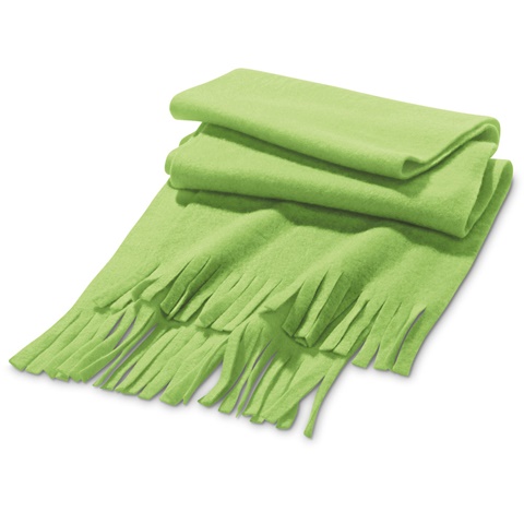 světle zelená JASON. Šála polar fleece (200 g/m²), světle zelená