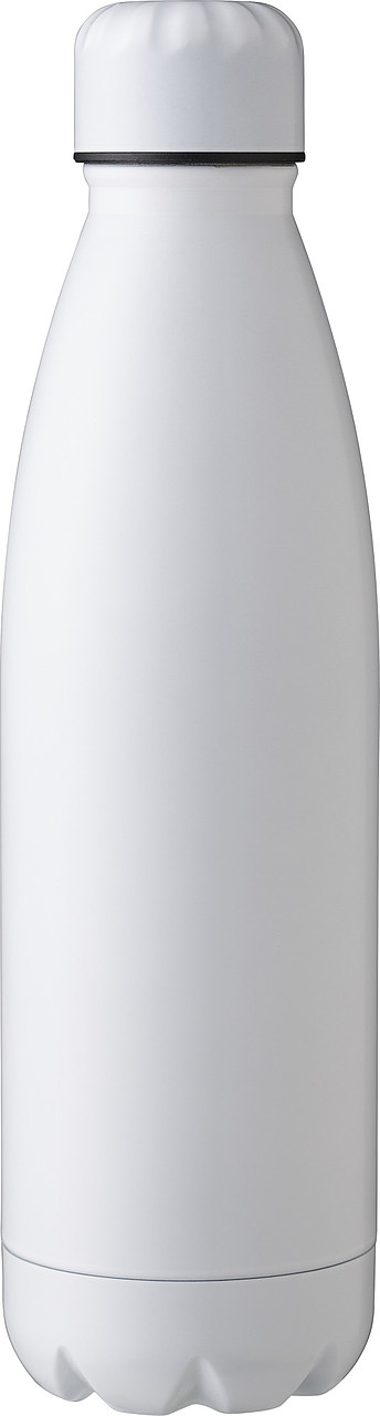 Jednostěnná nerezová láhev na pití, 700ml, bílá