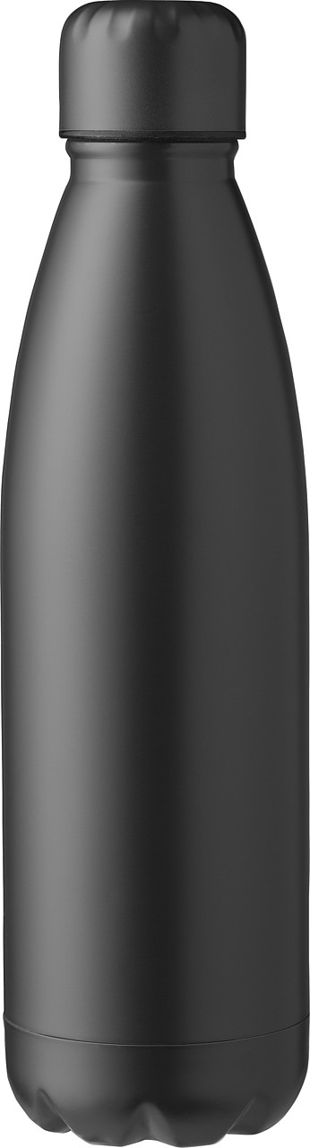 Jednostěnná nerezová láhev na pití, 700ml, černá