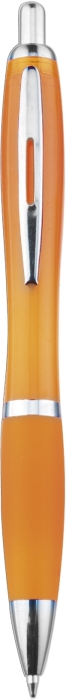 JORGE Plastové kuličkové pero, oranžové