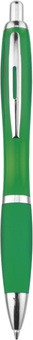 JORGE Plastové kuličkové pero, zelené