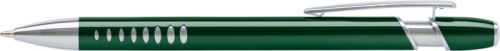 JOZABA Hliníkové kuličkové pero, modrá náplň, lakovaný povrch, zelené