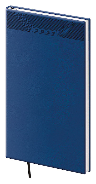 Kapesní diář A6 Print Classic modrý