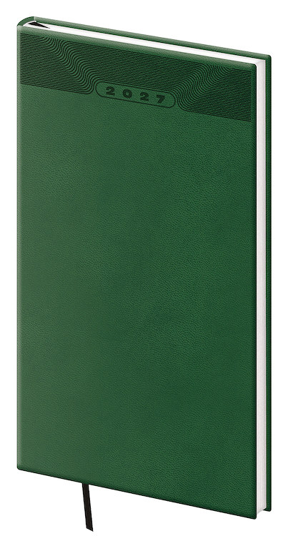 Kapesní diář A6 Print Classic zelený
