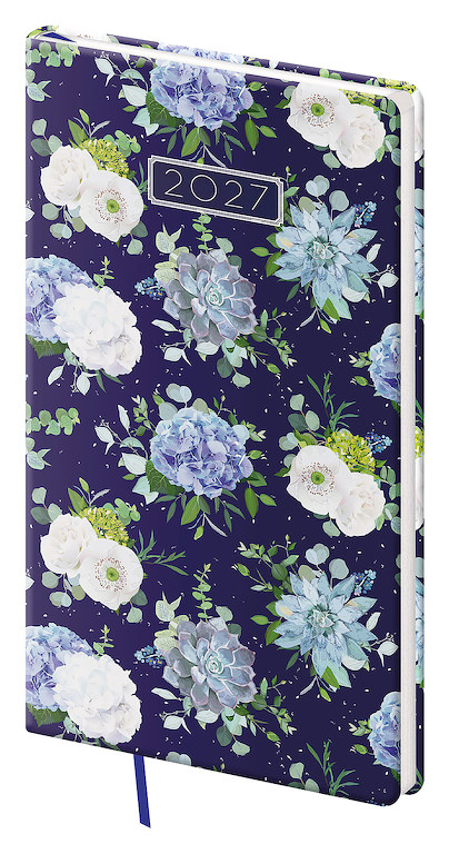 Kapesní diář A6 Vario Lyra Floral