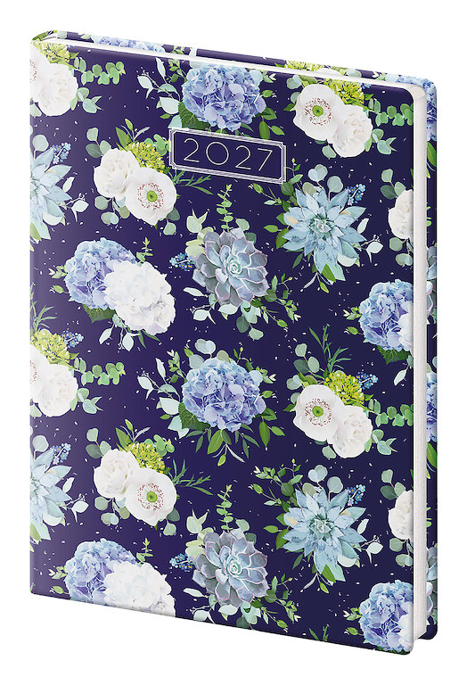 Kapesní diář A7 Vario Lyra Floral