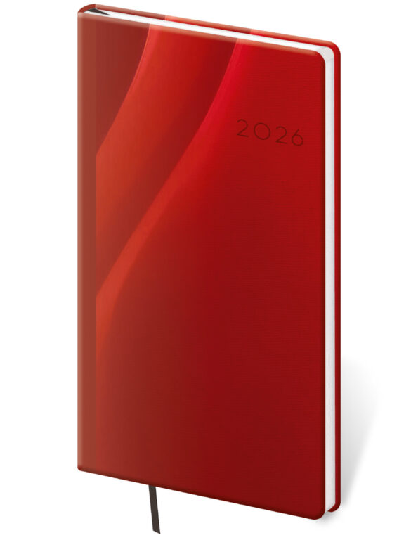 Kapesní diář Vario Red design