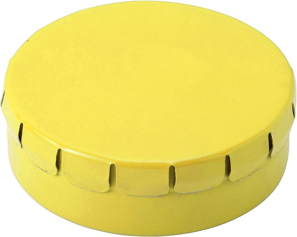 KAPSÍK Krabička s mintovými bonbony, žlutá
