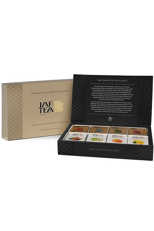 KASALA Kolekce černých aromatizovaných čajů JAFTEE, 140g