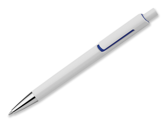 KATHERINE plastové kuličkové pero, modrá náplň, Modrá