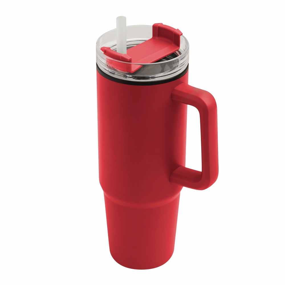 KEFALON Dvoustěnný XXL hrnek, 900 ml, červená