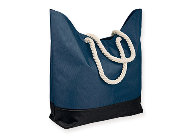 KENZA polyesterová plážová taška, 600D, Modrá