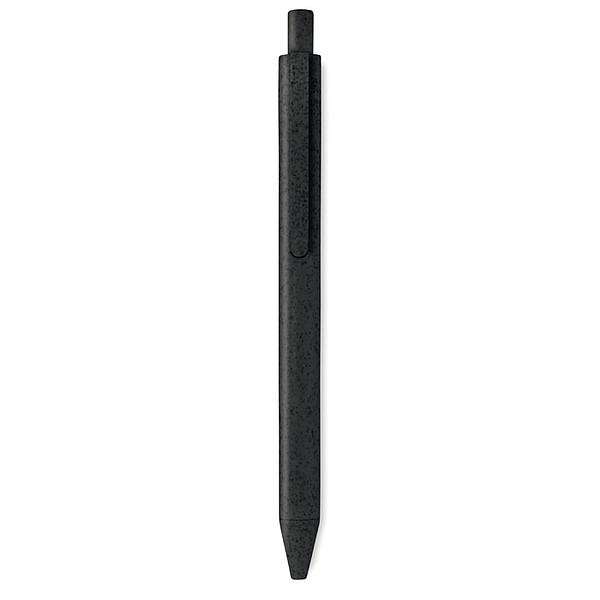 KINTON Ekologické kuličkové pero s tlačítkovým mechanismem, modrá n., černá