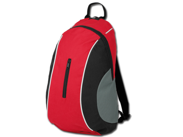 KNAPSI polyesterový batoh, 600D, Červená