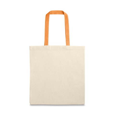 KOLONAKI. 100% bavlněná taška, oranžová