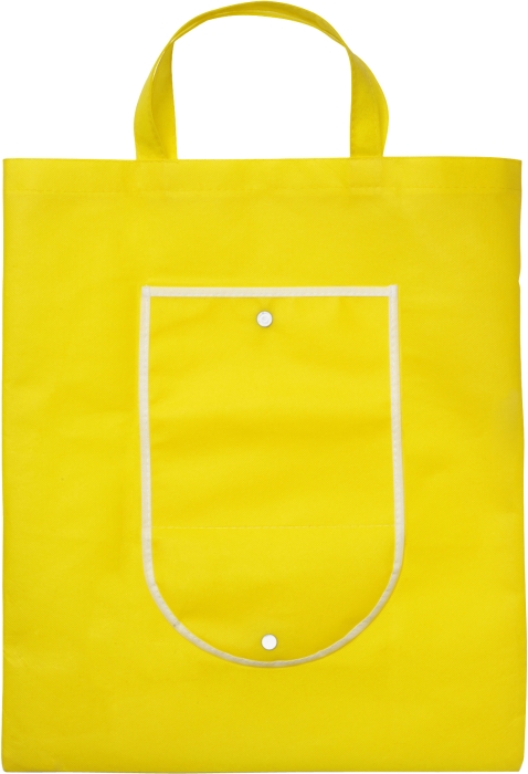 KOMPO Skládací nákupní taška, žlutá