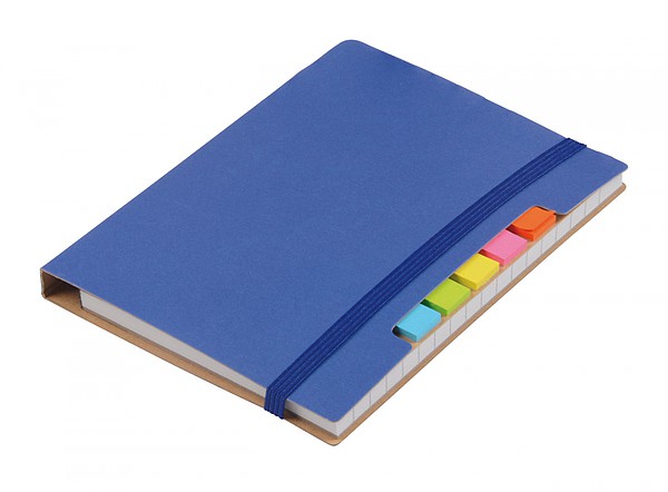 KORDON Malý zápisník s kuličkovým perem s černou náplní, modrý