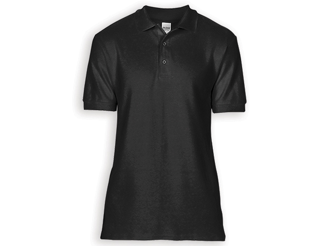 KRAGE MEN pánská polokošile, 177 g/m2, vel. XXL, GILDAN, Černá