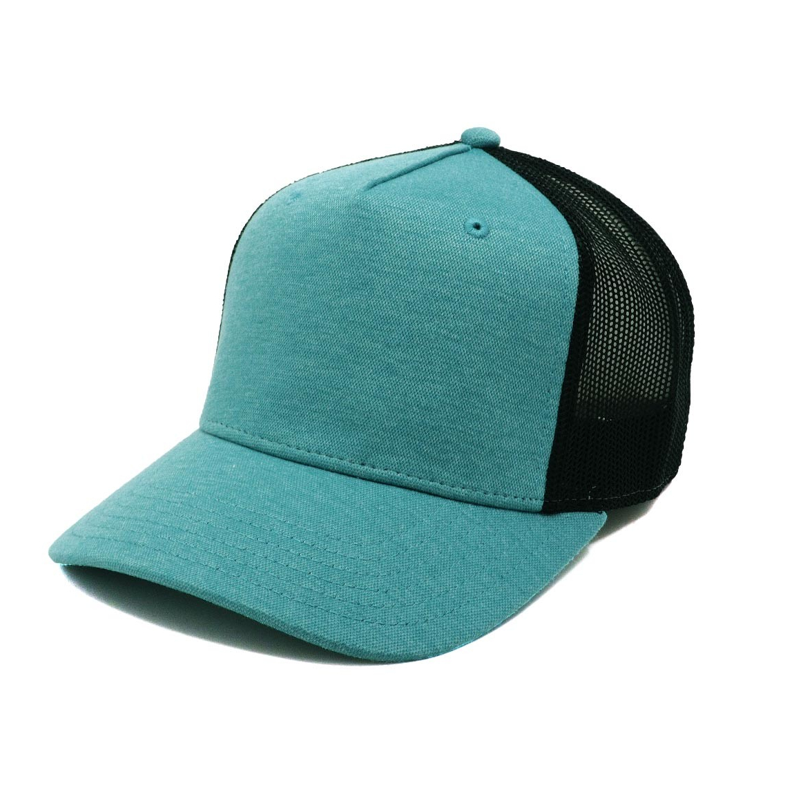 Kšiltovka ve stylu snapback, se síťovinou v zadní části, tyrkysová