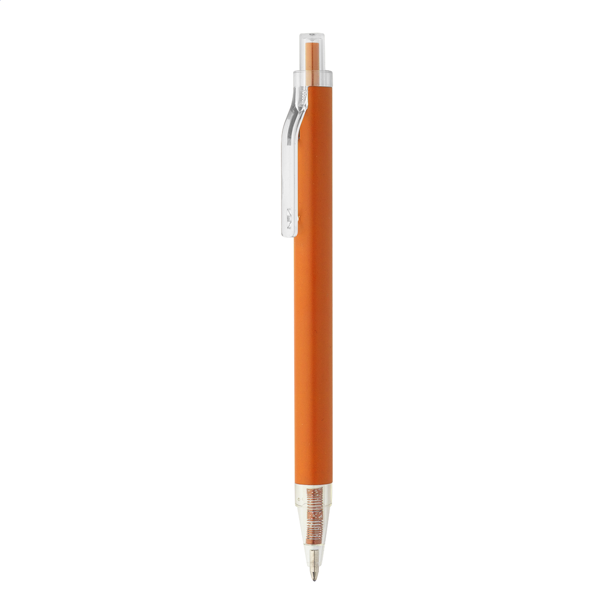 Kuličkové pero z recyklovaného hliníku, oranžová