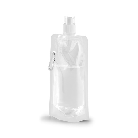 bílá KWILL. 460 ml PE skládací láhev, bílá