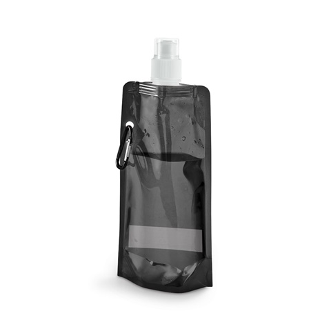 KWILL. 460 ml PE skládací láhev, černá