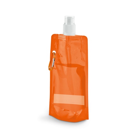 KWILL. 460 ml PE skládací láhev, oranžová