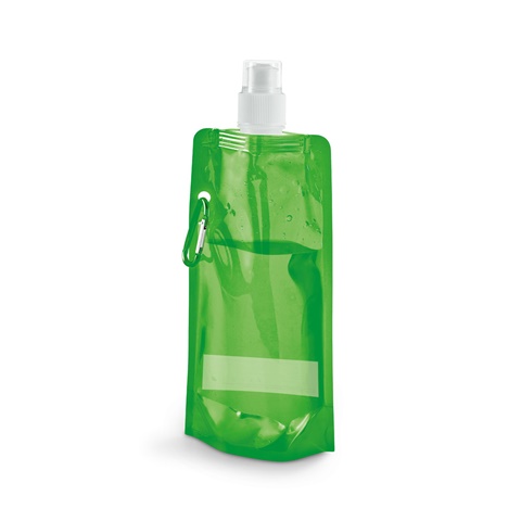 KWILL. 460 ml PE skládací láhev, zelená