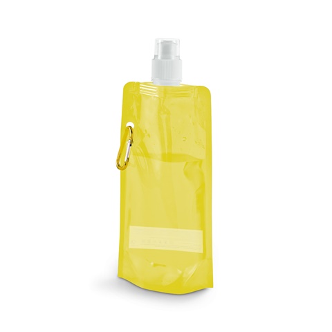 KWILL. 460 ml PE skládací láhev, žlutá