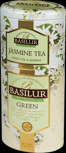 LABAR - Basilur 2v1 Jasmine & Green plech 30g & 70g